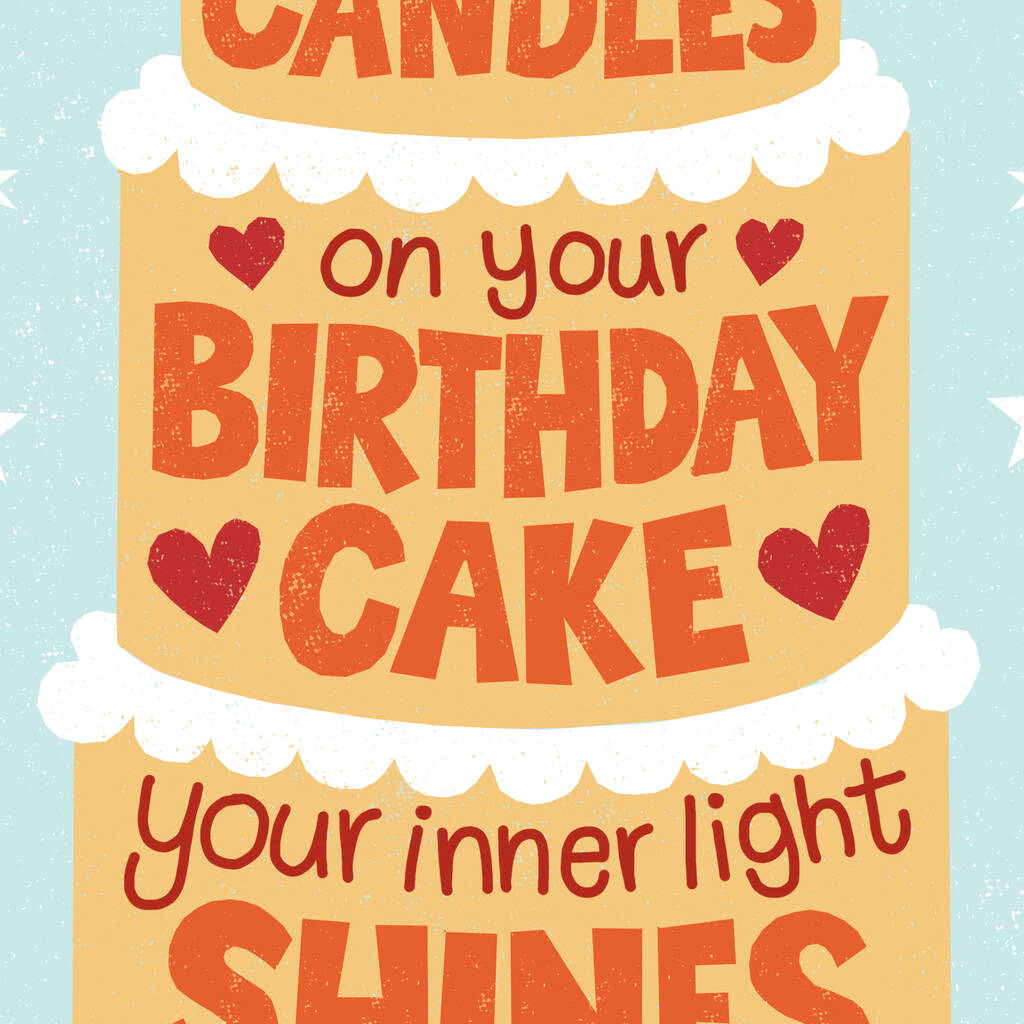 Birthday Candles Card By Alexandra Snowdon | notonthehighstreet.com