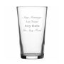 Conical Personalised Beer Glass, thumbnail 1 of 4