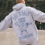 Let's Lilo Men's Slogan Hoodie With Pool Float Graphic, thumbnail 3 of 4
