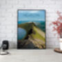 Helvellyn Mountain Lake District Travel Poster Print, thumbnail 3 of 6