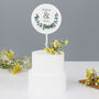 Personalised Wedding Cake Topper Botanical, thumbnail 2 of 5