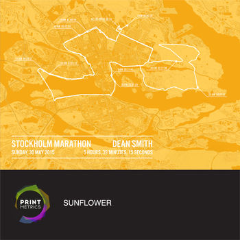 Personalised Stockholm Marathon Poster, 11 of 11