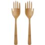 Personalised Bamboo Hands Salad Servers, thumbnail 5 of 5