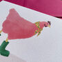 Bubblegum Chicken Illustrated Blank Greeting Card, thumbnail 7 of 11