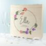 Personalised Floral Wedding Keepsake Box, thumbnail 3 of 12