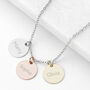 Personalised My Family Discs Necklace, thumbnail 1 of 4