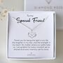 Friendship Necklace Infinity Heart Necklace, Gift For Friend, thumbnail 1 of 5