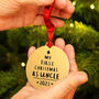 'First Christmas As Uncle' Christmas Decoration, thumbnail 2 of 5