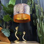 Cinnamon Enchanted Wood Lampshade With Fringing, thumbnail 2 of 10