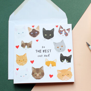 'Best Cat Mum' Or Dad, Mother's Day Card, 2 of 3