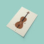 Cello Print | Cellist Instrument Poster, thumbnail 5 of 8