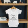 'Daddy To Be' 1st Father's Day 2024 Babygrow, thumbnail 6 of 10