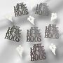 25 X Halloween Confetti, Here For The Boos, Ghost, Halloween Party Decor, thumbnail 1 of 5