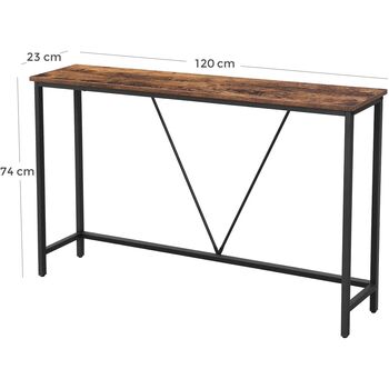 Hallway Table Console Table Sofa Table With Steel Frame, 10 of 10