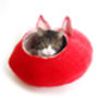 Cat Bed Cave Cocoon With Ears, thumbnail 4 of 5
