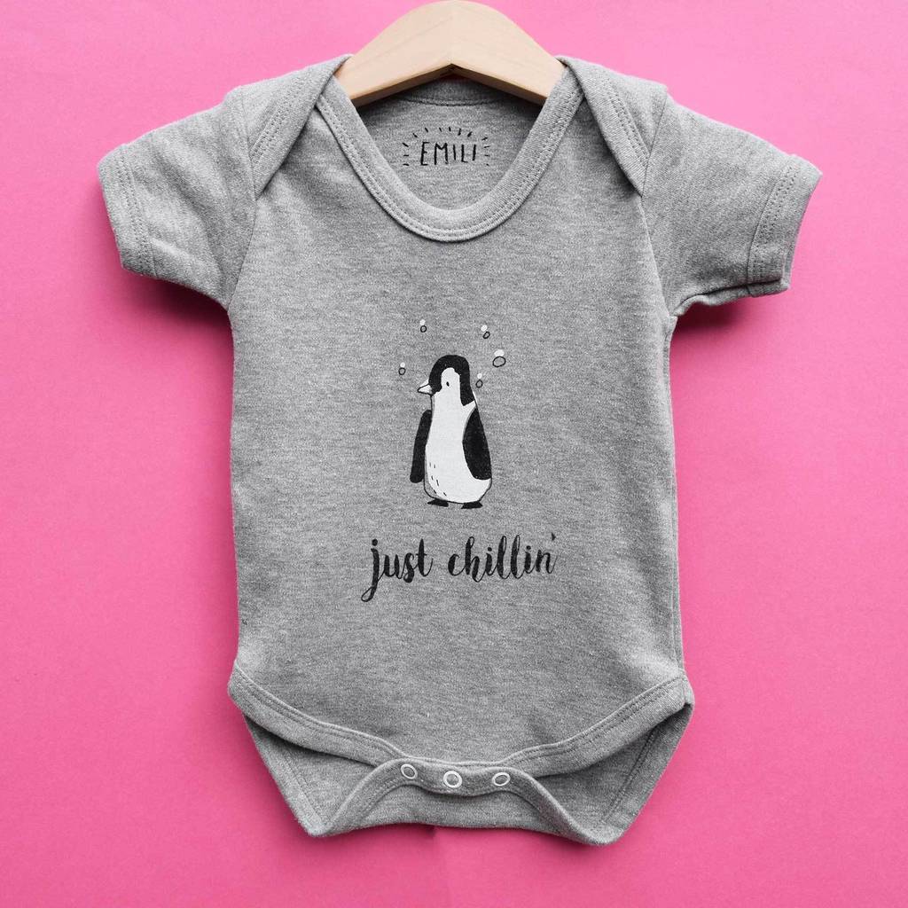 'Just Chillin' Unisex Baby Grow By Emili Collaborative Design ...