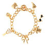 Charm Bracelet In Gold Plated Sterling Silver, thumbnail 2 of 11