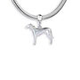 Greyhound Sterling Silver Jewellery Charm, thumbnail 6 of 8