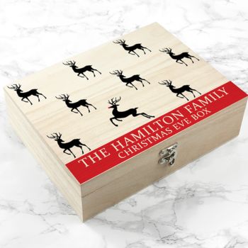 Personalised Reindeer Family Christmas Eve Box, 2 of 2