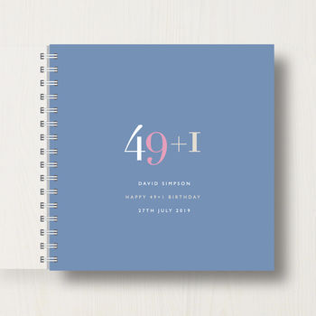 Personalised 50th Birthday Memory Book/Album, 9 of 12