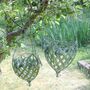 Set Of Two Provincial Garden Hanging Baskets, thumbnail 1 of 7