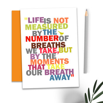 Pack Of Four Quote Greetings Cards, 2 of 7