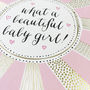 New Baby Girl Card, thumbnail 2 of 2