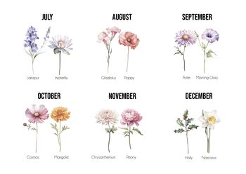 Personalised Elegant Family Bouquet With Birth Month Flowers, 4 of 6