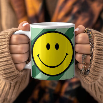 Helter Skelter Smiley Face Mugs Choice Of Six Colours, 3 of 12