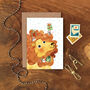 Lion And Mice Birthday Card, thumbnail 1 of 2