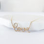 'Love' 14 K Gold Filled Necklace, thumbnail 2 of 9