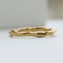 Gold Twig Nature Wedding Ring, thumbnail 5 of 6