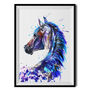 Blue Horse By Katherine Williams Fine Art Print, thumbnail 2 of 3