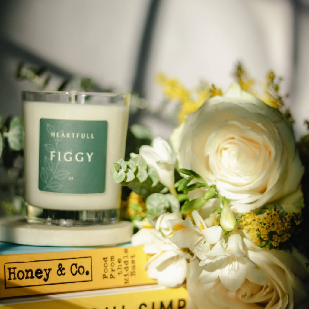 Figgy Fig And Vetiver Natural Wax Candle By Heartfull Ltd