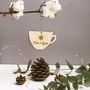 Personalised Cup Christmas Tree Decoration, thumbnail 2 of 2