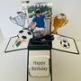 Personalisable Football Themed 3D Greeting/Gift Card, thumbnail 6 of 7