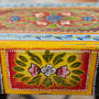 Vintage Hand Painted Elephant Side Table, thumbnail 3 of 5