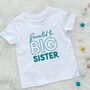 Promoted To Big Sister T Shirt, thumbnail 5 of 6