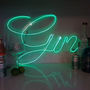 Gin Neon Sign, thumbnail 2 of 4