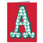Mini A Alphabet Card, thumbnail 2 of 5
