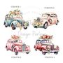 Personalised Wedding Car Ceramic Heart, thumbnail 4 of 9