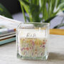 Wildflower Anniversary Square Scented Candle, thumbnail 1 of 6