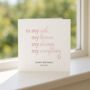 Birthday Card Personalised For Wife, thumbnail 5 of 8