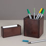 Personalised Leather Desk Set Mini Two Colours, thumbnail 4 of 10