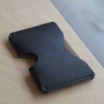 Personalised Slim Leather Card Sleeve, 5 of 9