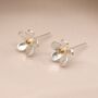 Sterling Silver Forget Me Not Flower Stud Earrings, thumbnail 7 of 11
