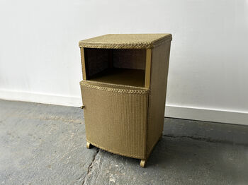 Mid Century Vintage Woven Rattan Bedside Cabinet, 2 of 10