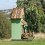 Personalised Green Cottage Garden Bird House, thumbnail 5 of 7