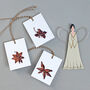 Christmas Gift Tags With Star Anise Illustration, thumbnail 1 of 4