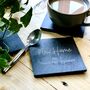 Personalised New Home Slate Coaster, thumbnail 1 of 2